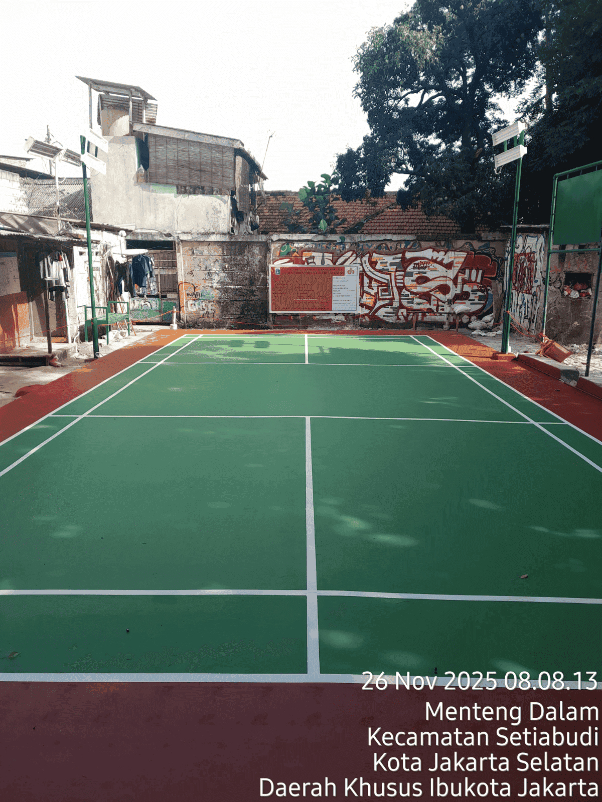 Renovasi Lapangan Bulu Tangkis dokumentasi 6
