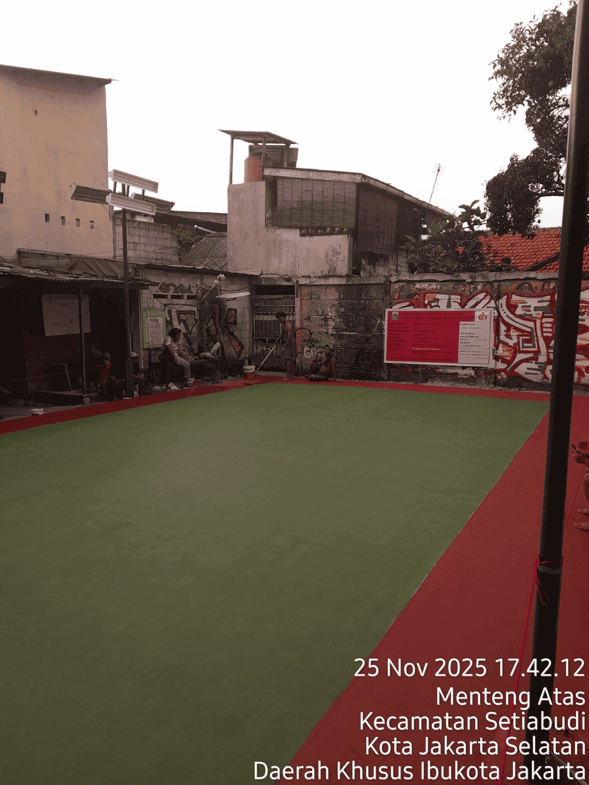 Renovasi Lapangan Bulu Tangkis dokumentasi 7